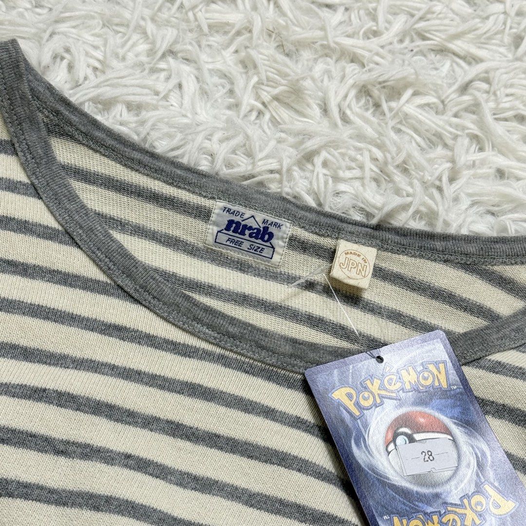 USNA (Category: Tshirts & Polo Shirts ) located in Baguio. Submitted by sellingtonshop (Listing ID 1461833804, Image 3). Description: r28. Barns USNA striped pocket tee Size: free size on tag best fits M Dimes: 26*20 Condition: excellent Issue: none Mine: 380 Steal: 480 Grab: 580.
