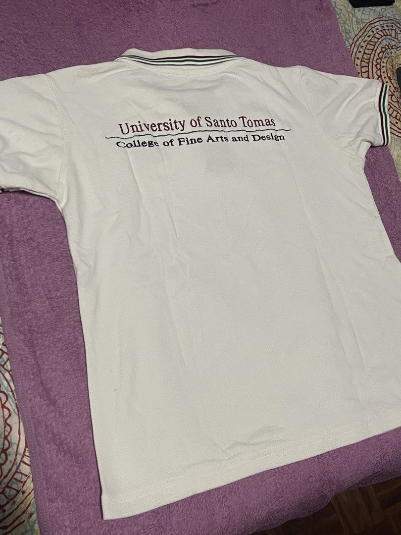 UST CFAD Women’s Type B Uniform (LARGE) (Category: Shirts) located in Quezon City. Submitted by persehauls (Listing ID 1461907578, Image 2). Description: - was bought at orig price sa ust for 430 pesos. - HAVE THREE (3) PCS. [380 per piece] - RFS: shifted schools + will never wear it again + sayang nakatambak lang here - these type b uniforms were only used during the 2nd term of my 1st year and never worn again. .