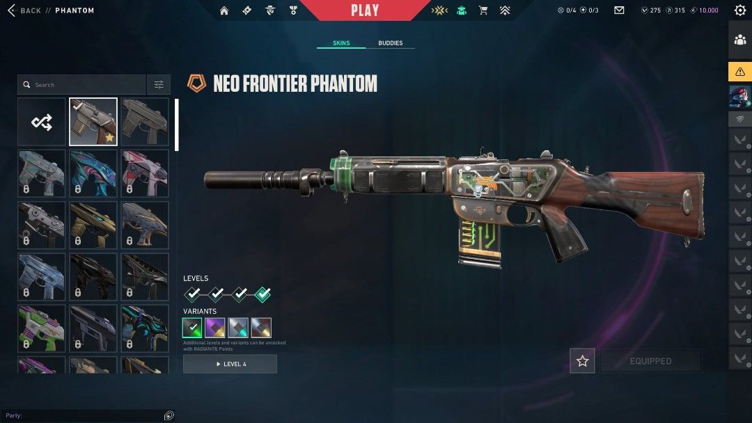 Valorant Account For Sale (Category: In-Game Products) located in Manila. Submitted by andriebaco24290 (Listing ID 1461817528, Image 3). Description: - Valorant Weapon Skins for Sale! - Ora by Onetap Vandal (Level 5) - Xerøfang Vandal (Level 4) - Neo Frontier Phantom (Level 4) - All skins are fully upgraded with variants. - Excellent additions to your Valorant collection. - Clean WTR.