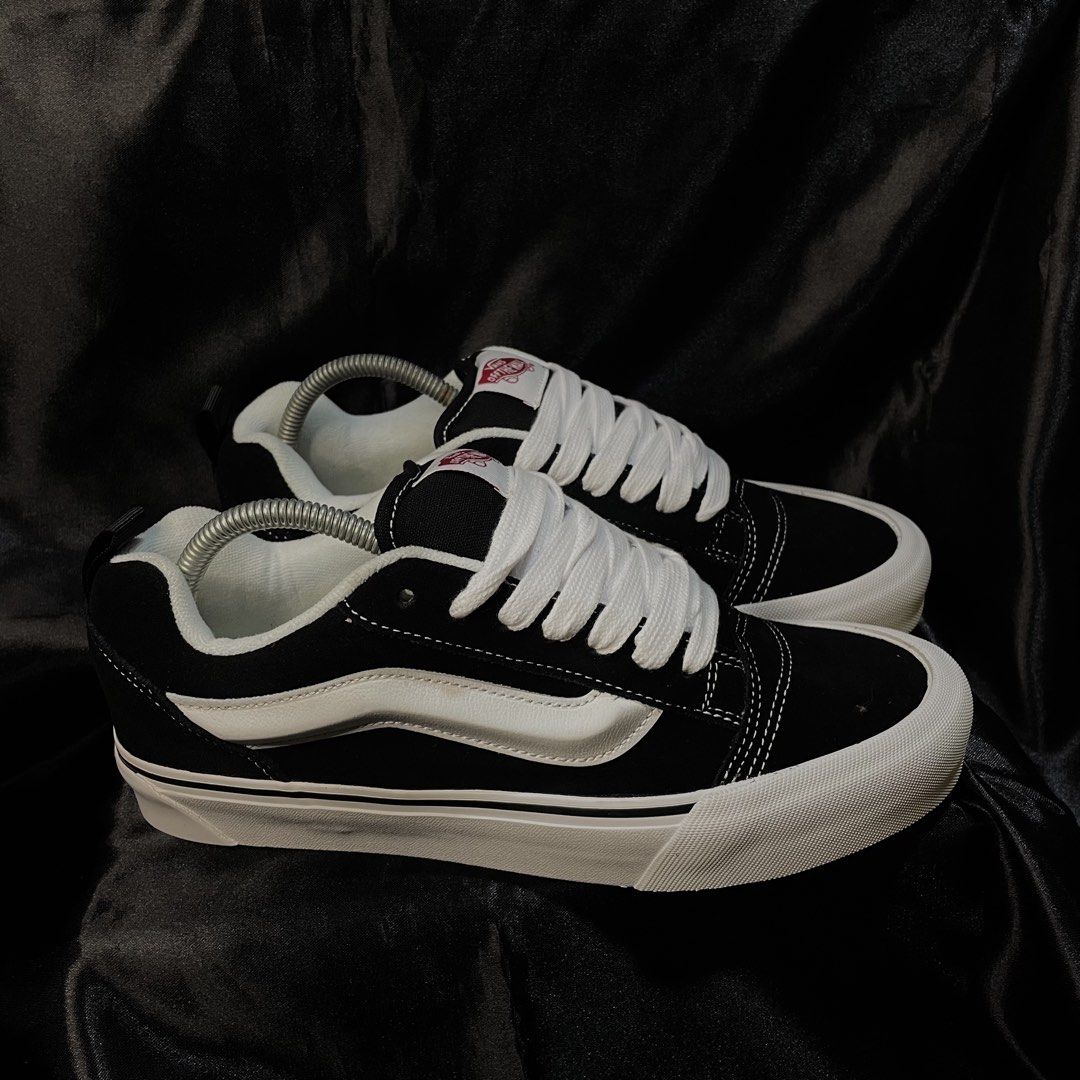 Vans Knu Skool Black White Men's Shoes (Category: Sneakers) located in Quezon City. Submitted by rezzle_ (Listing ID 1461981084, Image 2). Description: VANS KNU SKOOL AVAIL SIZE 9 AND 8.5 MENS BNEW WITH BOX! .