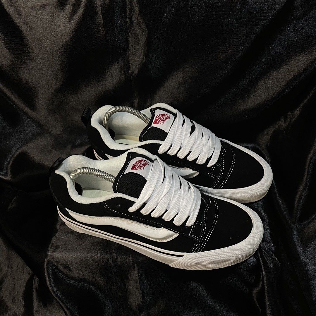 Vans Knu Skool Black White Men's Shoes (Category: Sneakers) located in Quezon City. Submitted by rezzle_ (Listing ID 1461981084, Image 3). Description: VANS KNU SKOOL AVAIL SIZE 9 AND 8.5 MENS BNEW WITH BOX! .