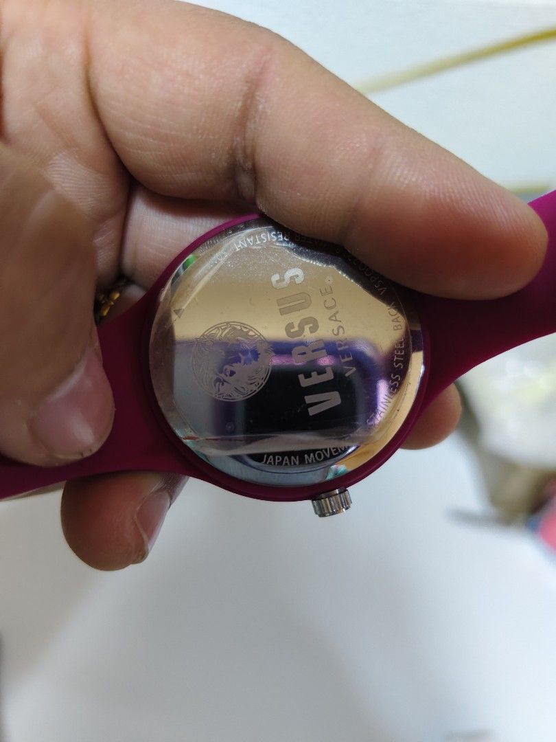 Versace Watch (Category: Luxury Watches) located in La Trinidad. Submitted by syakniseph1105 (Listing ID 1461869105, Image 3). Description: Versace Versus Japan Movement With code likenew water resistant.