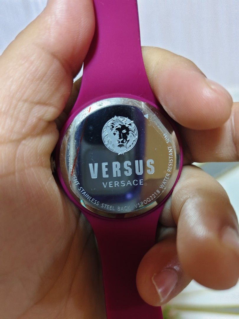 Versace Watch (Category: Luxury Watches) located in La Trinidad. Submitted by syakniseph1105 (Listing ID 1461869105, Image 2). Description: Versace Versus Japan Movement With code likenew water resistant.