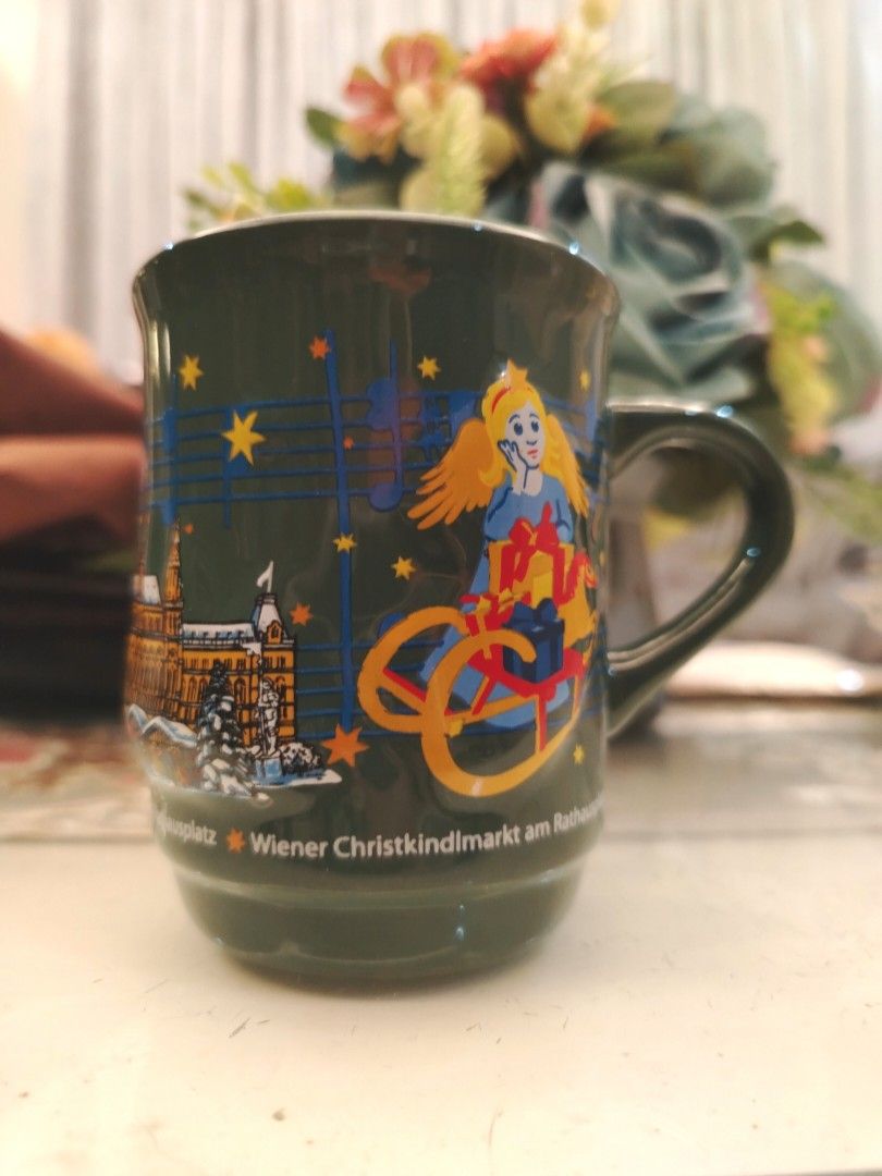 Vienna Christmas Green Mug (Category: Coffee & Tea Tableware) located in San Fernando. Submitted by jpmarketplace2023 (Listing ID 1461919890, Image 1). Description: 💚 All items are authentic from Japan. 💛 MOP: GCash (❌️ GCash Protect) 🩵 MOD: LBC only (❌️ S. Checkout, COD, COP) 💙 Meet-up: Vista Mall, San Fernando, Pampanga 💜 All items are on-hand. 🧡 First to pay gets the item first. ❤️ Breakable items are packed with care and caution. Seller