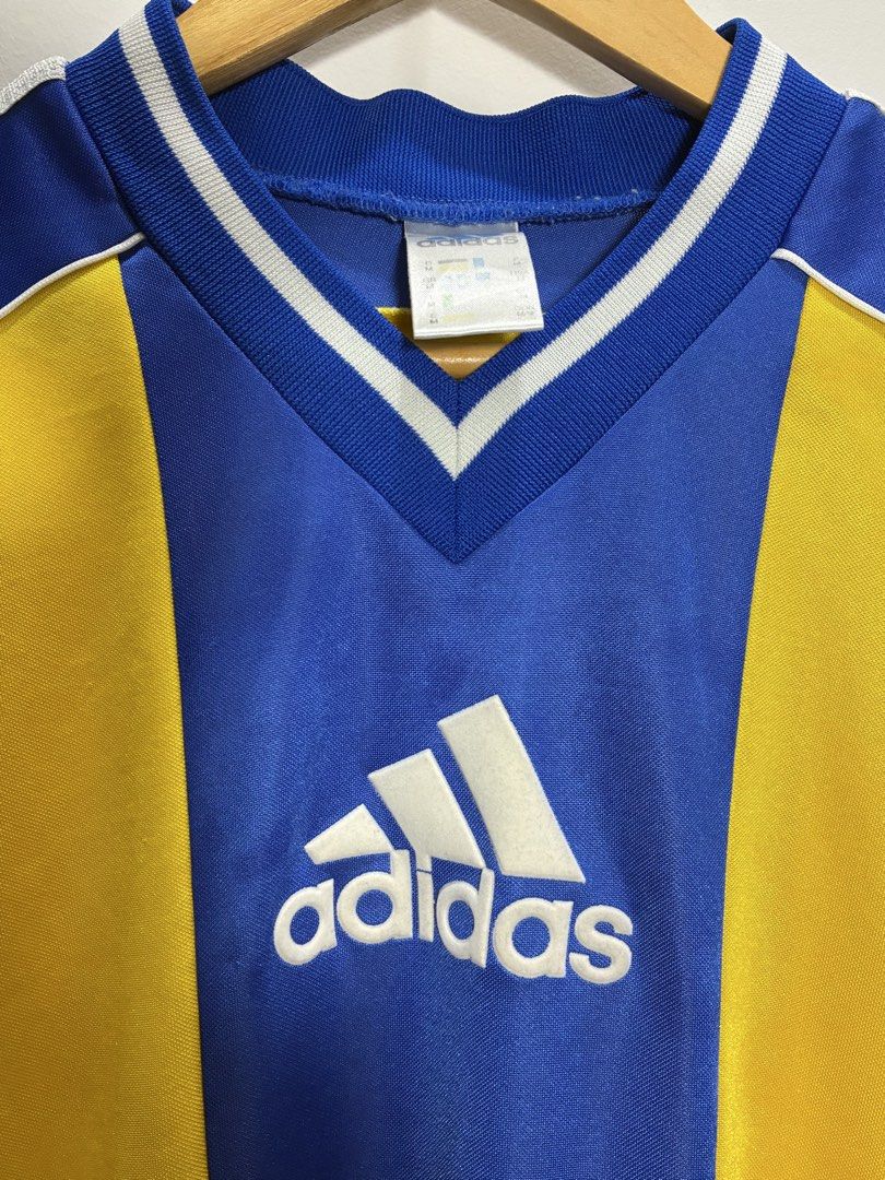 Vintage adidas soccer jersey (Category: Tshirts & Polo Shirts ) located in Manila. Submitted by egayfinds420 (Listing ID 1461945757, Image 3). Description: VINTAGE ADIDAS SOCCER JEREY 😍🥶 EXCELLENT CONDITION COLOR RATE 9.5/10 OR BETTER MEDIUM 23 x 30 .