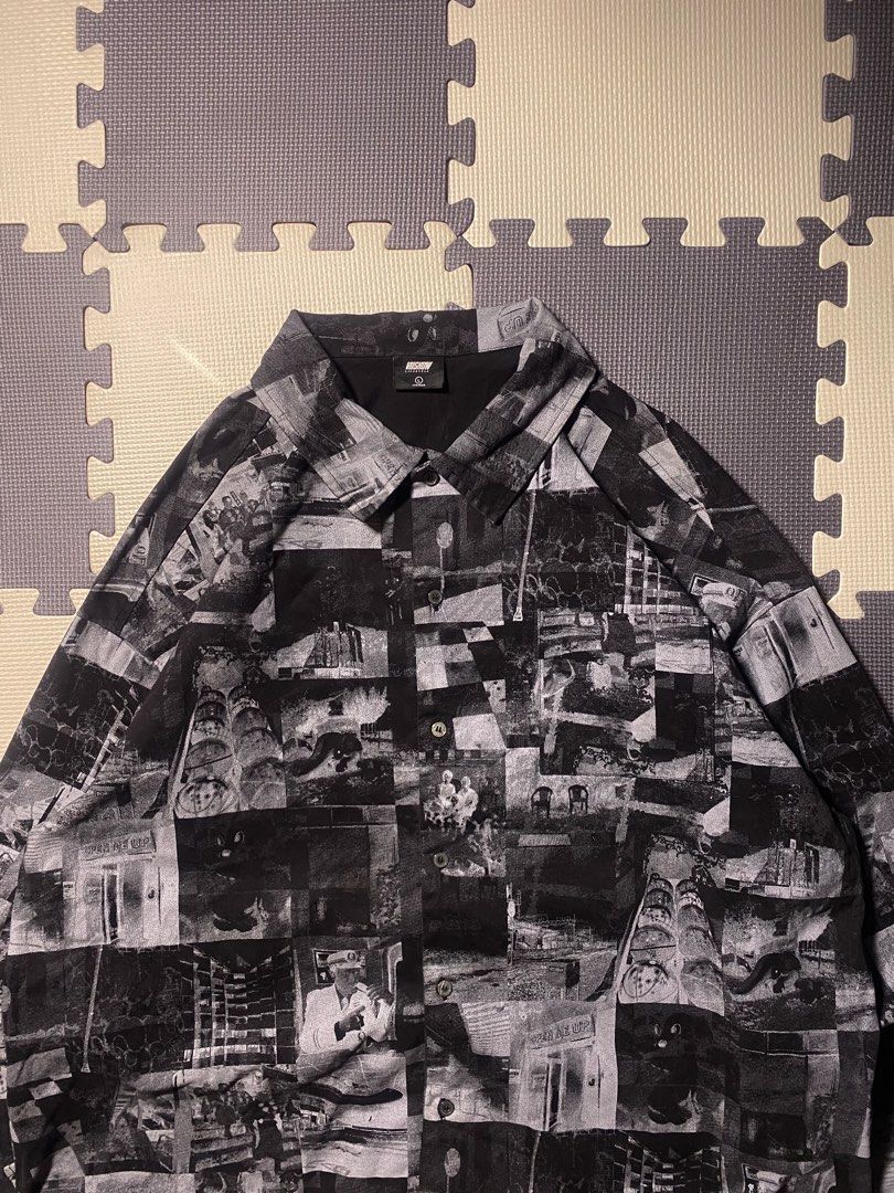 Vintage print AOP /Work Wear Jacket (Category: Coats, Jackets and Outerwear) located in Manila. Submitted by thrift.fitsmnl (Listing ID 1461982773, Image 2). Description: .