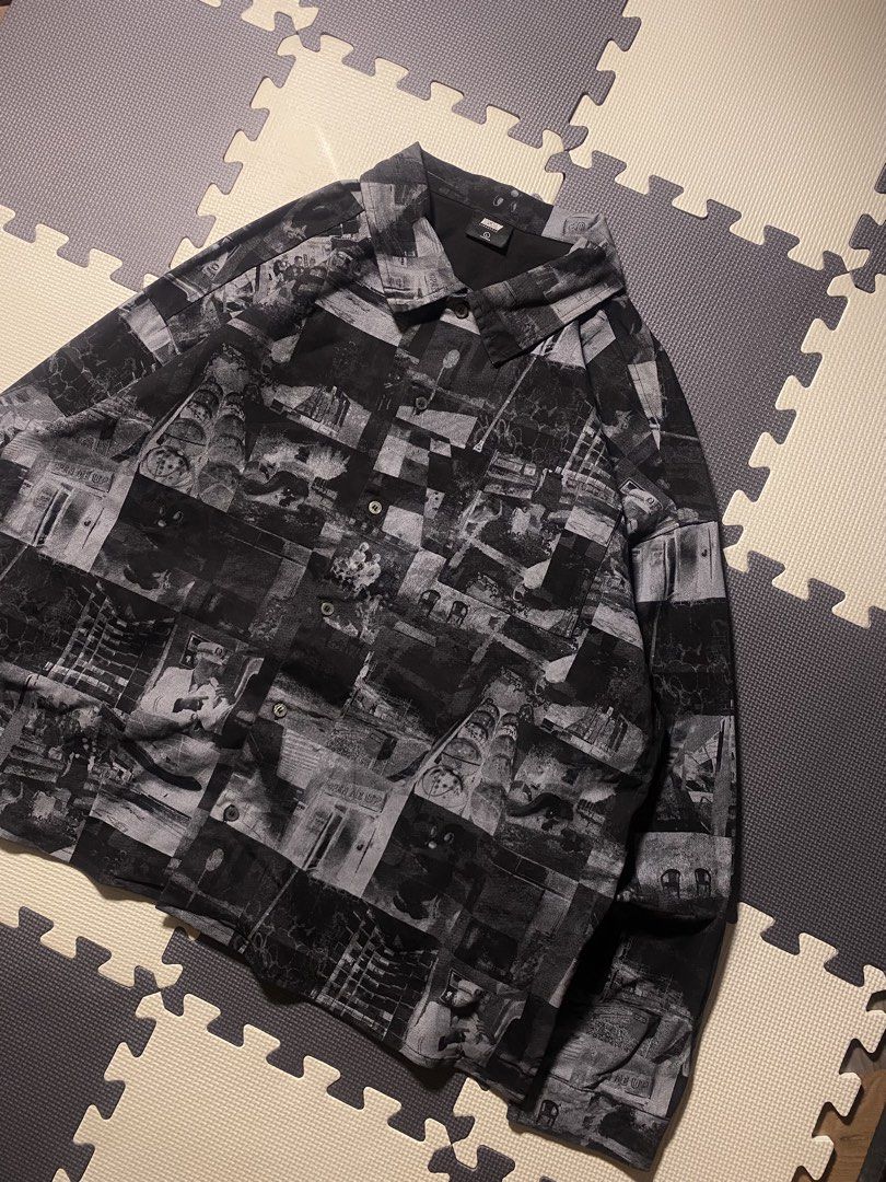 Vintage print AOP /Work Wear Jacket (Category: Coats, Jackets and Outerwear) located in Manila. Submitted by thrift.fitsmnl (Listing ID 1461982773, Image 3). Description: .