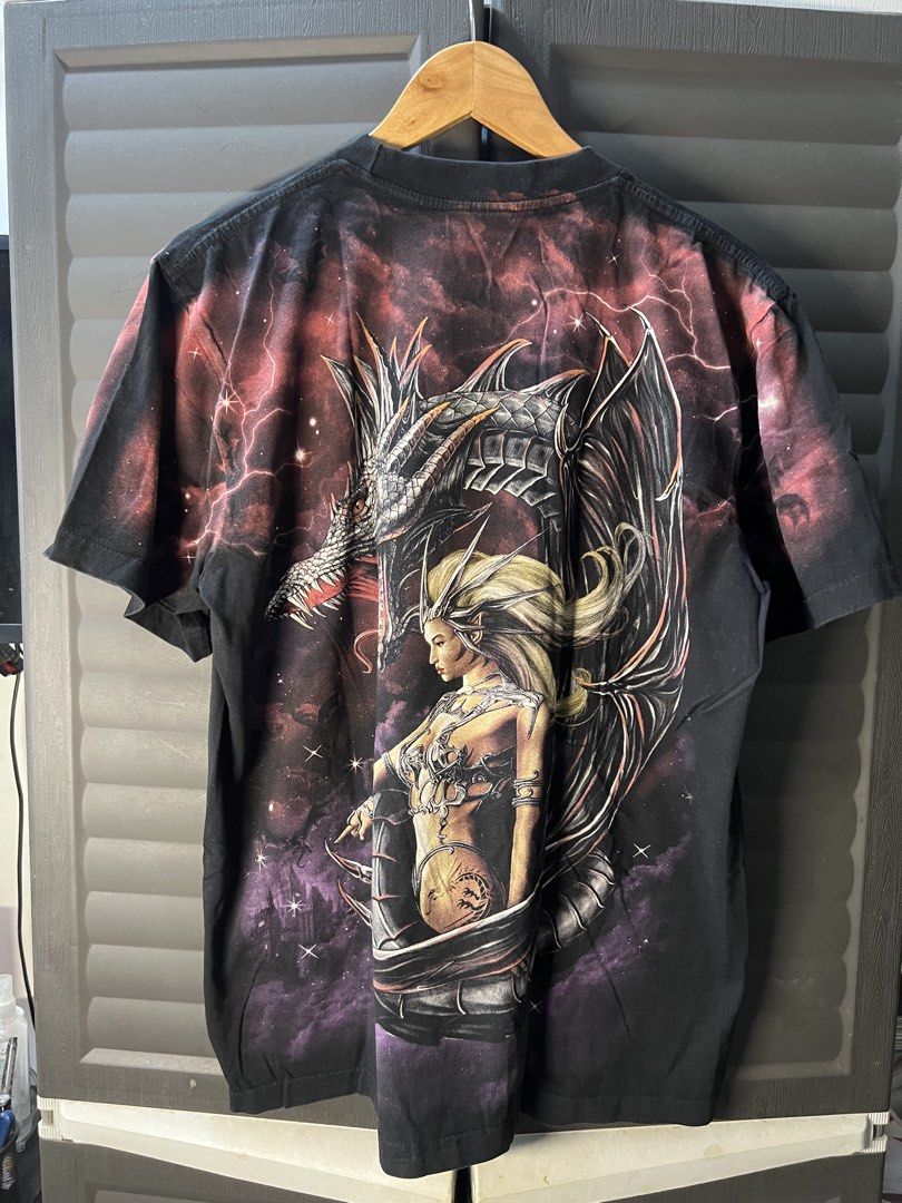 Vintage Back-to-Back Dragon Tee (Category: Tshirts & Polo Shirts ) located in Angono. Submitted by odd.fitt (Listing ID 1461982723, Image 2). Description: Medium 22W 27L No issue No side stitch.