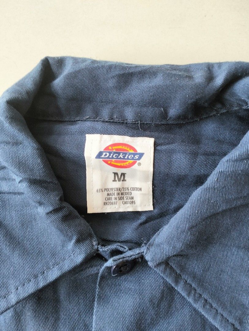 Vintage dickies work shirts (Category: Activewear) located in San Carlos City. Submitted by guioverlua72920 (Listing ID 1462031927, Image 2). Description: Vintage dickies work shirt Size medium on tag W22½ L30 Excellent condition No issue ₱700+sf location San Carlos city Negros Occidental.