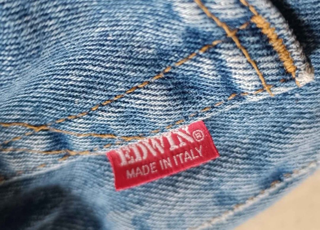 Vintage Edwin Denim Pants (Category: Jeans) located in Midsayap. Submitted by macoy.picker (Listing ID 1461820236, Image 3). Description: Vintage Edwin Denim Pants Preloved Used Item W30 250 + Sf.