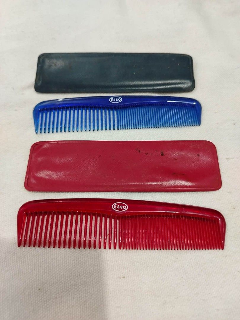 VINTAGE ESSO CLIP POCKET COMB (Category: Stationery & School Supplies) located in Quezon City. Submitted by warmgem.dde5c0 (Listing ID 1461816911, Image 3). Description: Vintage Esso Advertising Clip Pocket Comb with Vinyl Sheath Case complete set with Nail File Price: 400 each.