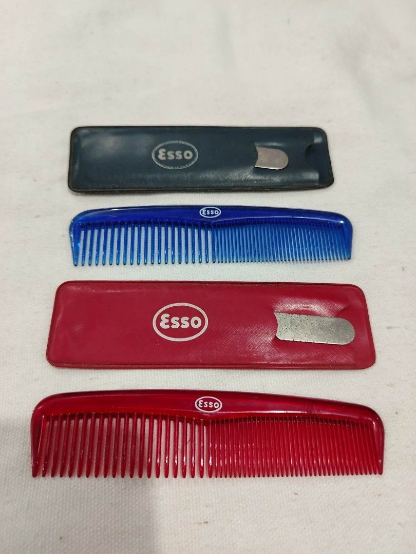 VINTAGE ESSO CLIP POCKET COMB (Category: Stationery & School Supplies) located in Quezon City. Submitted by warmgem.dde5c0 (Listing ID 1461816911, Image 2). Description: Vintage Esso Advertising Clip Pocket Comb with Vinyl Sheath Case complete set with Nail File Price: 400 each.