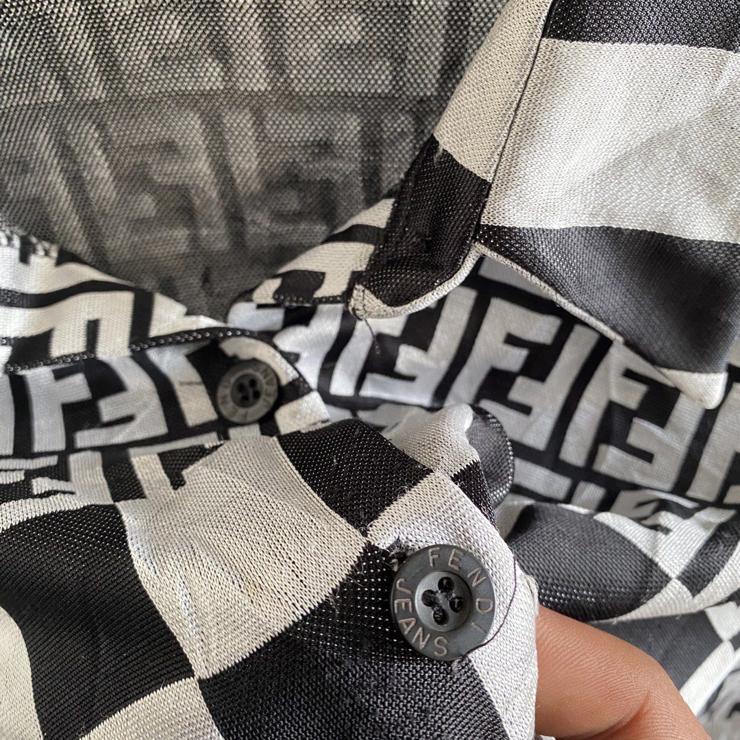 Vintage Fendi Monogram Triple Pattern Longsleeve Bottondown (Category: Longsleeves) located in Davao. Submitted by bangers01 (Listing ID 1461921059, Image 2). Description: .