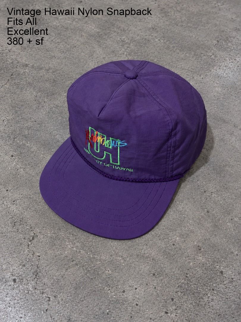 Vintage Hawaii Rope Nylon Snapback Cap (Category: Caps & Hats) located in Cadiz. Submitted by davidspothead (Listing ID 1461906983, Image 1). Description: Nakasulat na po ang mga details sa picture. Please check. Nakasulat na po ang mga details sa picture. Please check. Nakasulat na po ang mga details sa picture. Please check. .