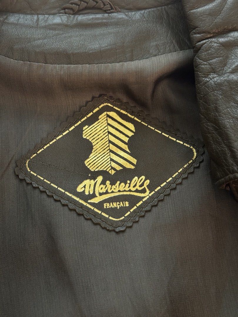 Vintage Olive French Leather Jacket (Category: Coats, Jackets and Outerwear) located in Makati City. Submitted by ilovefruitrollups (Listing ID 1461835070, Image 3). Description: .