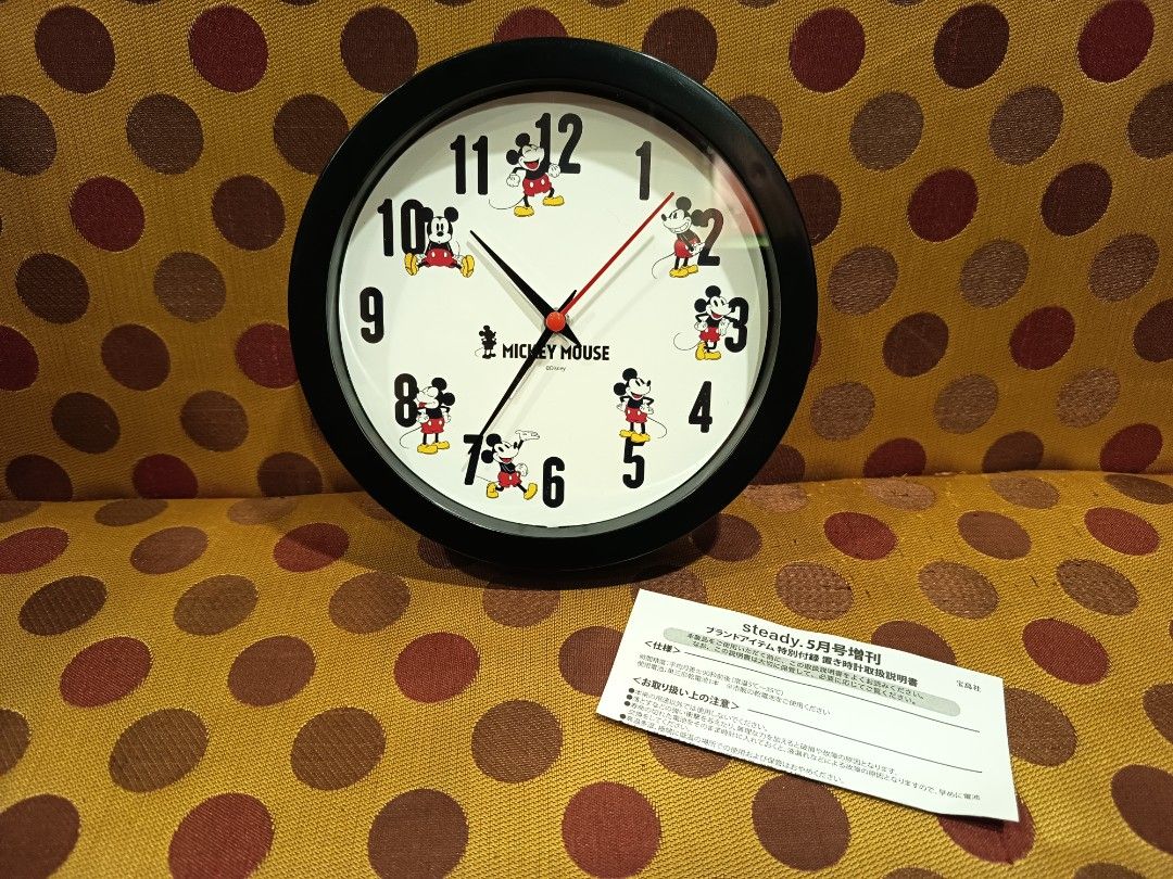 Vintage Retro 1990's Mickey Mouse Alarm Clock Wall Clock (Category: Clocks) located in Makati City. Submitted by taditzantiqueandvintagestore (Listing ID 1461964077, Image 2). Description: Vintage Retro 1990's Mickey Mouse Alarm Clock Wall Clock • Vintage Retro 1990's Mickey Mouse Alarm Clock Wall Clock • Good Working Condition • Good Working Alarm Clock • Great Addition to your ManCave • 1,000 pesos only Text or Call : ZeroNine22Five33TwoThree45