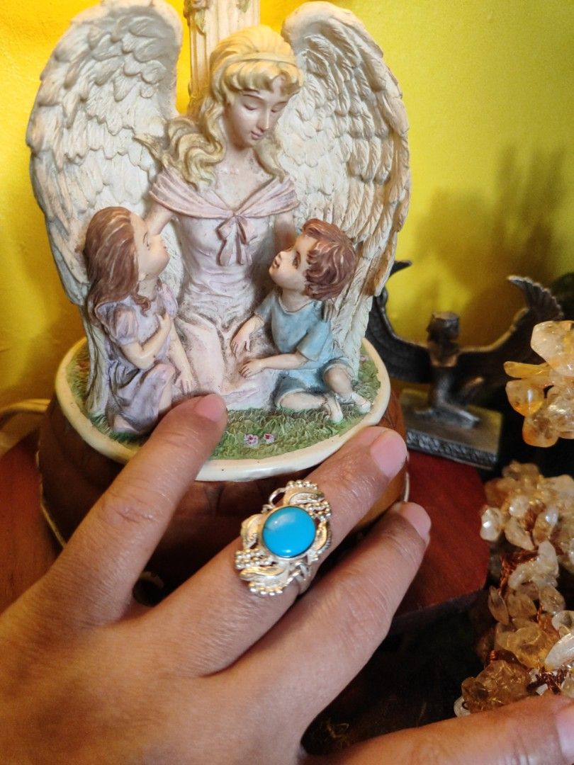 Vintage Robin's Egg Turquoise 925 Ring S6 (Category: Rings) located in Pasig City. Submitted by vintagetreasures2222 (Listing ID 1462025904, Image 1). Description: .