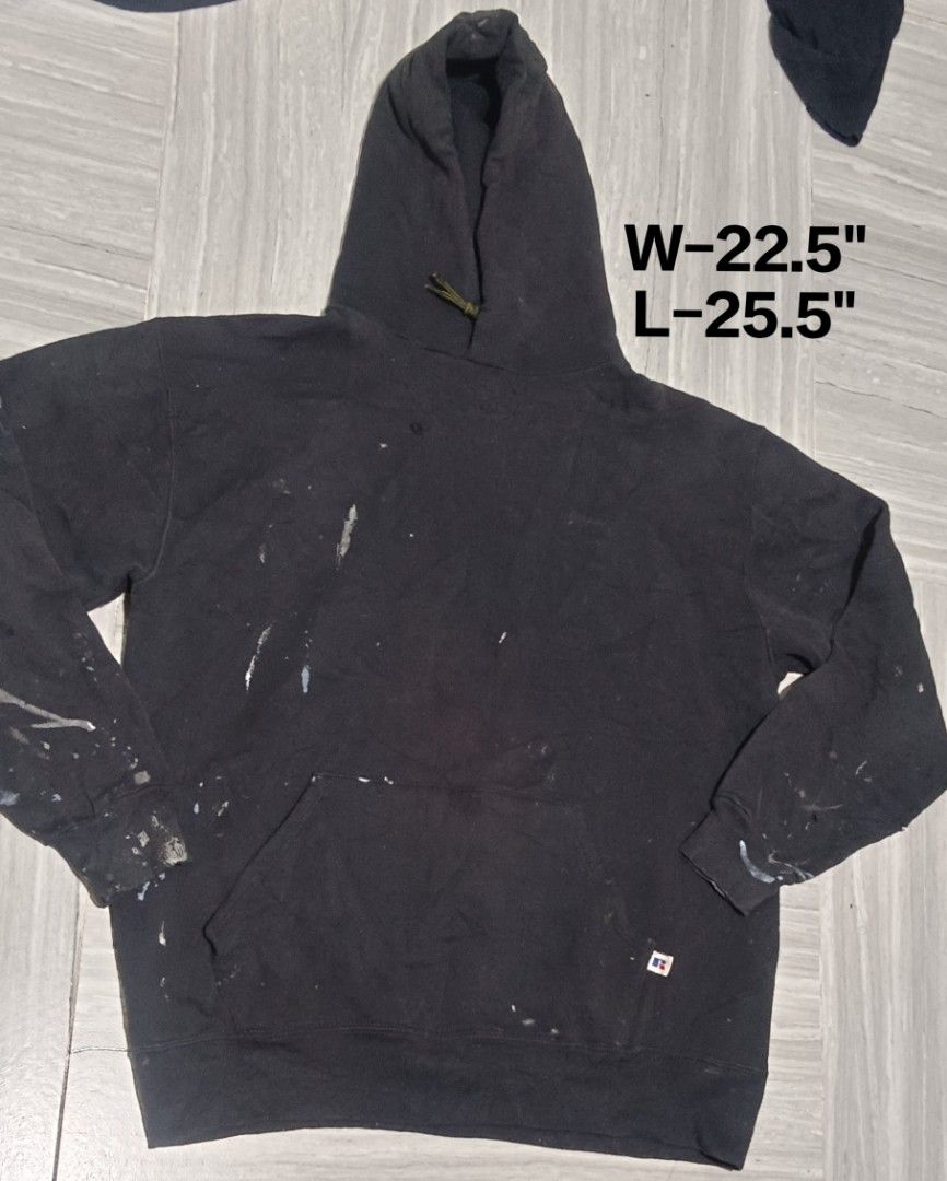 Vintage russel hoodie jacket distressed (Category: Hoodies) located in Tarlac. Submitted by ukaybyagp (Listing ID 1461914566, Image 1). Description: cut tag nsa pic na po details pymnt 1st po tau, +ship.