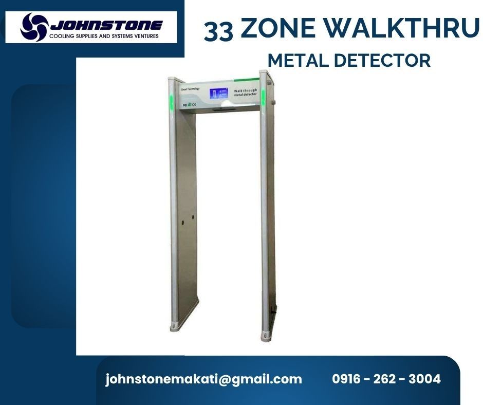 Walk Through Metal Detector | Security Metal Detector Gate | High Sensitivity (Category: Construction Tools & Equipment) located in Makati City. Submitted by johnstonecoolingmakati (Listing ID 1461893265, Image 2). Description: For Sale: Walk Through Metal Detector / Security Metal Detector Gate Perfect for security screening sa offices, schools, events, establishments, warehouses, factories, terminals, at iba pang locations na nangangailangan ng