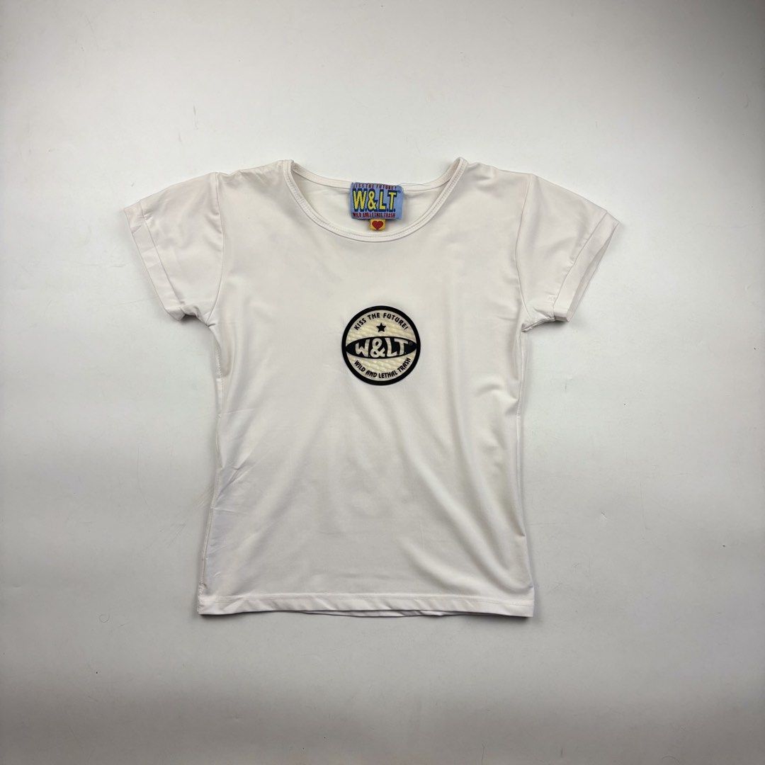Walter Van Beirendonck Baby Tee (Category: Shirts) located in Makati City. Submitted by ragrepository (Listing ID 1461946762, Image 1). Description: Walter Van Beirendonck Baby Tee Fits XS Length- 19.5” Pit to pit- 15” Sleeves- 4” Shoulder-13.5” Condition- 9/10 Flaw- None .