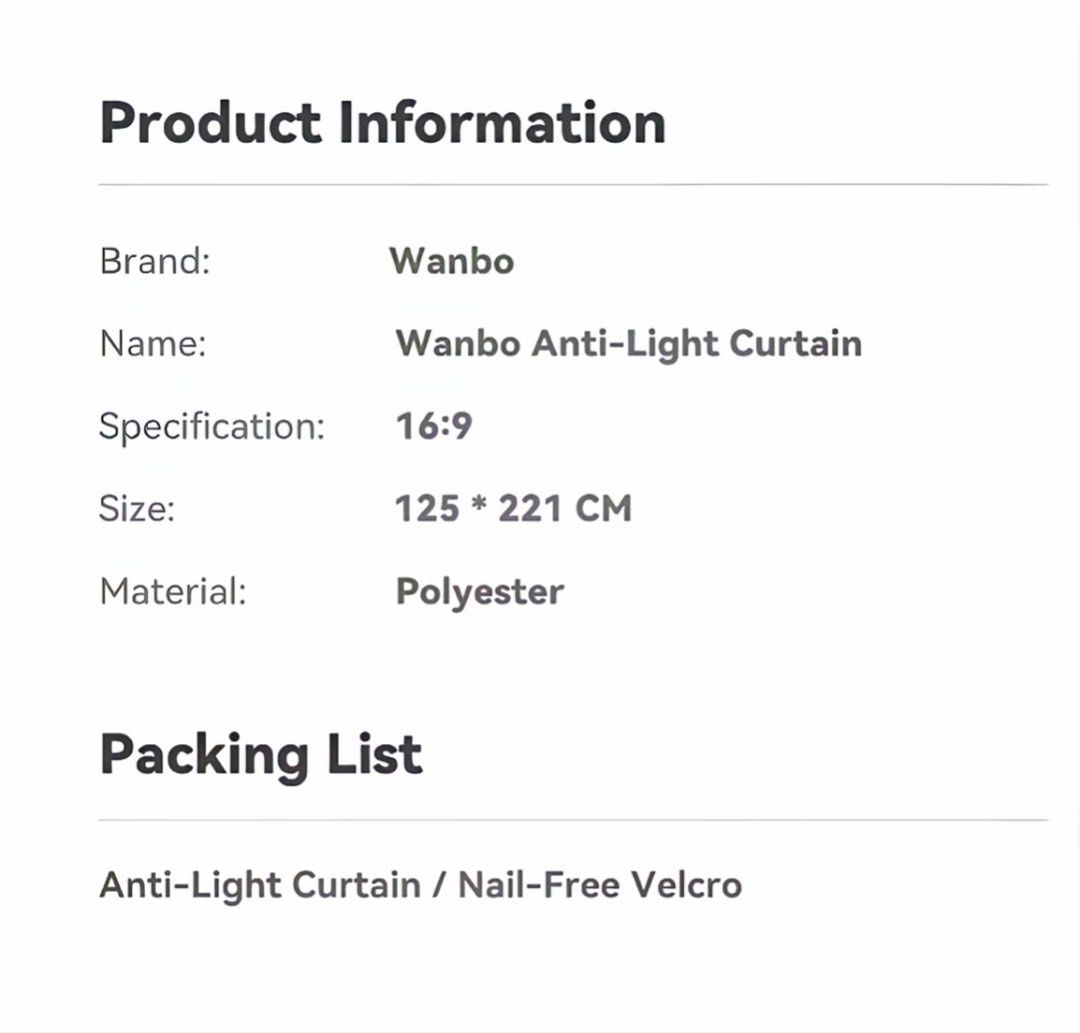Wanbo Projector Screen Anti-Light 100inch (Category: Projectors) located in Las Pinas. Submitted by benjanorconsumergoods (Listing ID 1461875943, Image 3). Description: Opened for testing but never been used. Na stock lang ng matagal sa closet..