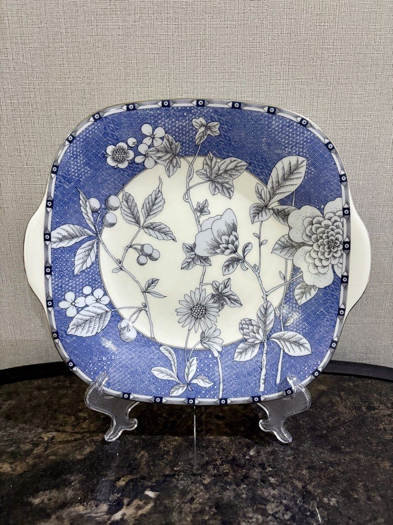 Wedgwood Frances Blue Eared Serving Platter (Category: Dinnerware & Cutlery) located in Manila. Submitted by foundhouseph (Listing ID 1461922580, Image 1). Description: Wedgwood Frances Blue Eared Serving Platter Price: 450php Qty: 1pc. only Condition: VGC Dimension: 10 inches.