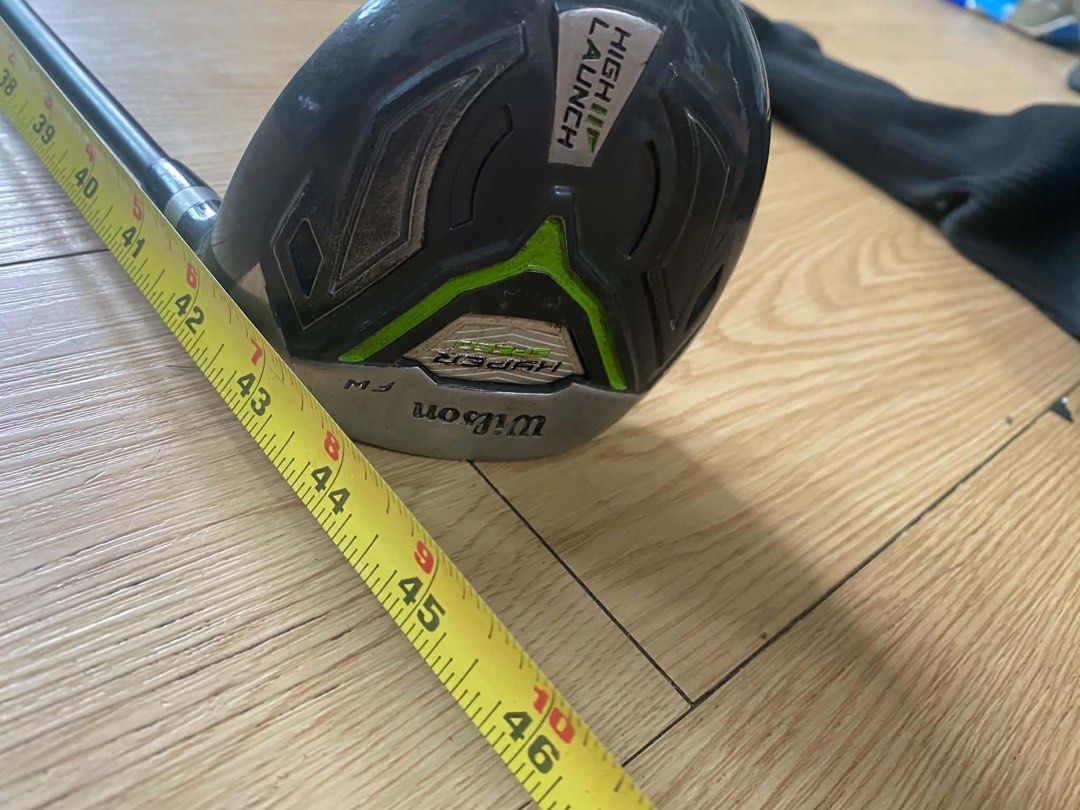 Wilson High Launch and Hyper speed Golf clubs (Category: Golf) located in Pasig City. Submitted by califinestcollectibles (Listing ID 1461848355, Image 2). Description: Wilson High Launch and Hyper speed Golf clubs SH#0015 44 inch Wilson High Launch 10.5° Golf Driver 1500 Wilson Hyper Speed High Launch Fairway Wood (FW) 1500 Wilson Profile High Launch (HL) 4 Hybrid (4H) golf club 1500 Original/authentic From USA Pick Up at One Oasis condominium O