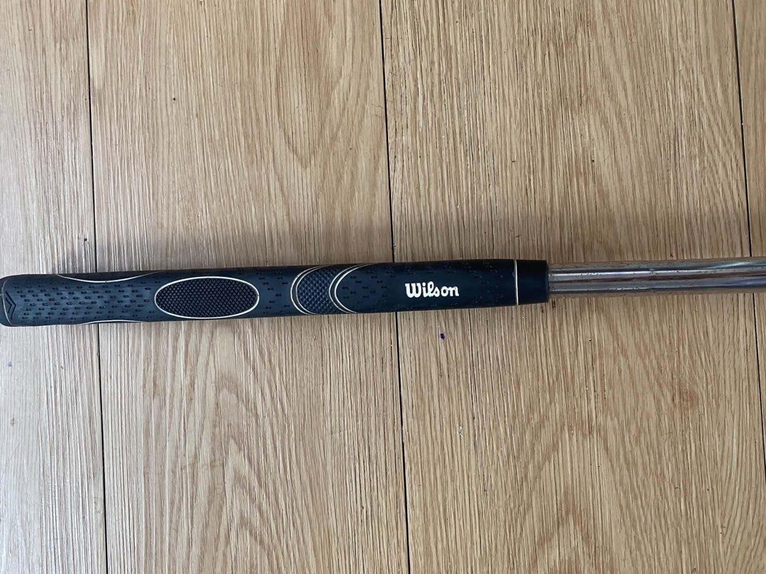 Wilson mallet-style golf putter (Category: Golf) located in Pasig City. Submitted by califinestcollectibles (Listing ID 1461840320, Image 3). Description: Wilson mallet-style golf putter SH#009 35-36 inch Product Overview Brand: Wilson Type: Mallet golf putter Finish: Matte black and silver/grey Features: Typically includes alignment sightlines on the top or rear and a milled or insert face designed for a consistent roll. Original/authentic From 