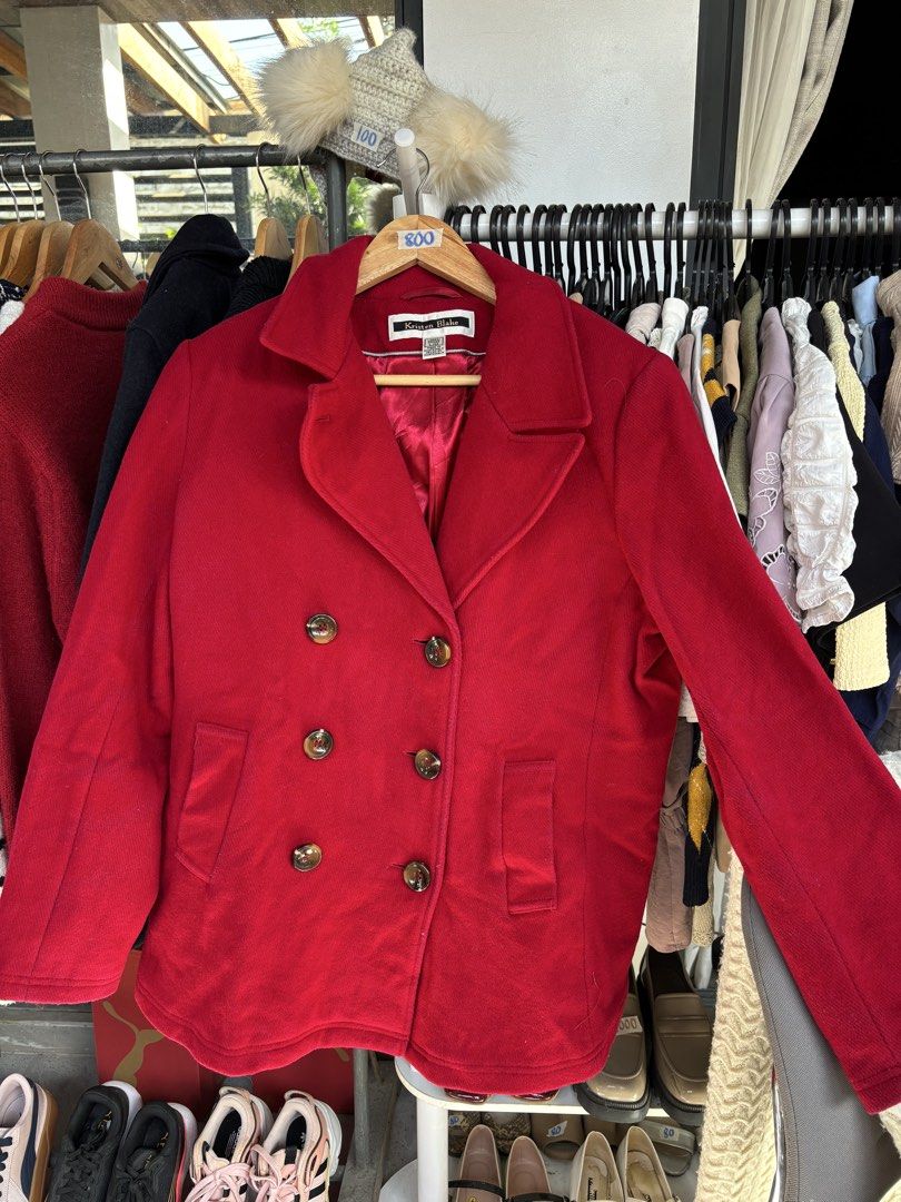 Winter Wool Coat (Category: Coats, Jackets and Outerwear) located in Manila. Submitted by loved.by.jin (Listing ID 1461868880, Image 1). Description: Heavy and thick fabric. Can fit small-medium.