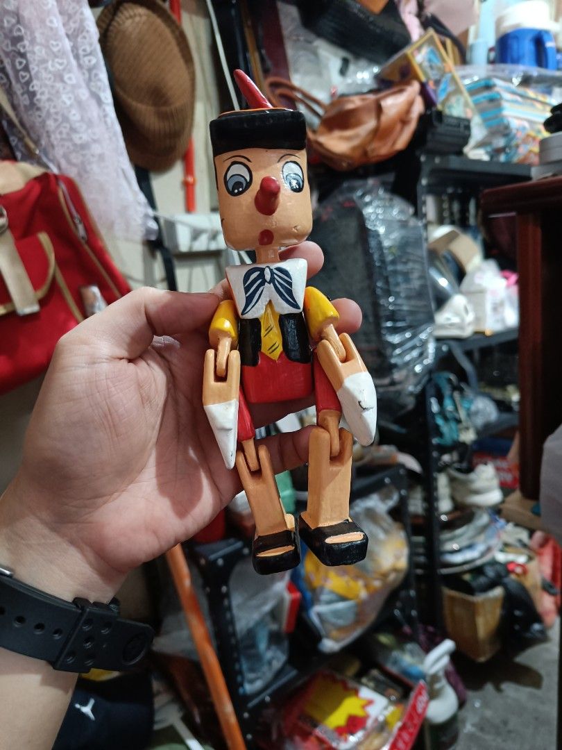 Wood carved Pinocchio (Category: Figurines & Statues) located in Taguig. Submitted by ashicollection (Listing ID 1461865416, Image 1). Description: Please read! For sure buyer only! NO COD/COP No reservation The items will be sold to the first payer w/o prior notice. Verbal reservations are not acceptable. Note: All items are vintage. Please manage your expectations accordingly. G cash payment. Shipping via Lalamove Metro Manila. For province: J 