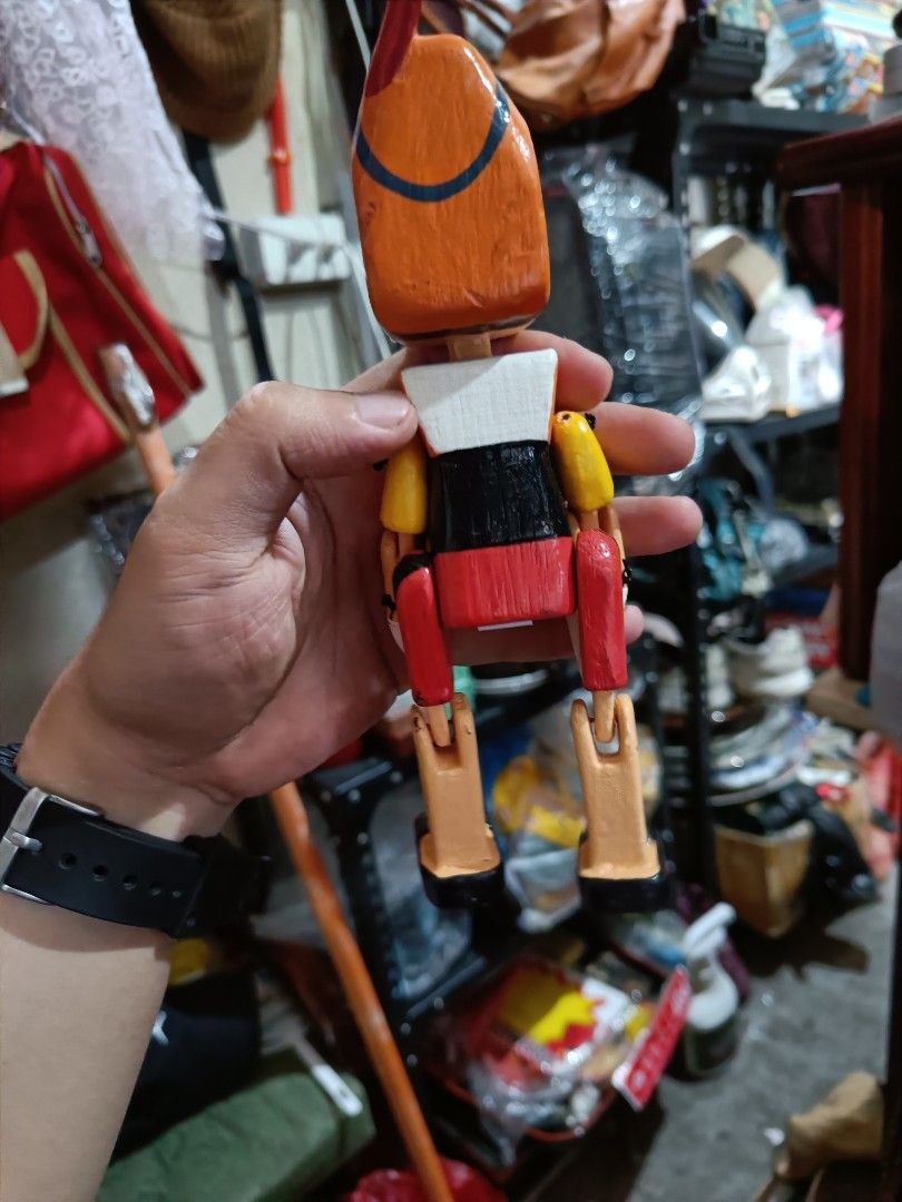 Wood carved Pinocchio (Category: Figurines & Statues) located in Taguig. Submitted by ashicollection (Listing ID 1461865416, Image 3). Description: Please read! For sure buyer only! NO COD/COP No reservation The items will be sold to the first payer w/o prior notice. Verbal reservations are not acceptable. Note: All items are vintage. Please manage your expectations accordingly. G cash payment. Shipping via Lalamove Metro Manila. For province: J 