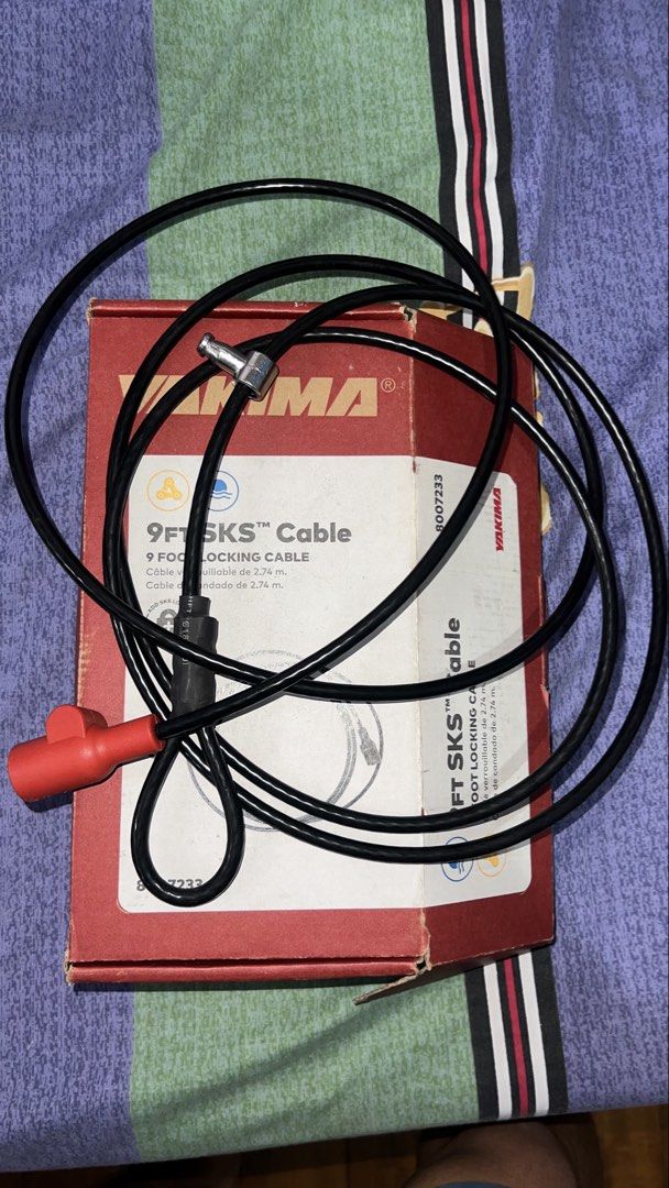 Yakima Cable Lock 9ft (Category: Body Parts and Accessories) located in Makati City. Submitted by iambosspatrick (Listing ID 1461936039, Image 3). Description: FOR SALE ‼️‼️ Yakima Cable Lock 9ft Brand New With Yakima SKS Key Lock ₱2,000 Meetup: Onyx Makati Shipping thru lalamove c/o buyer.