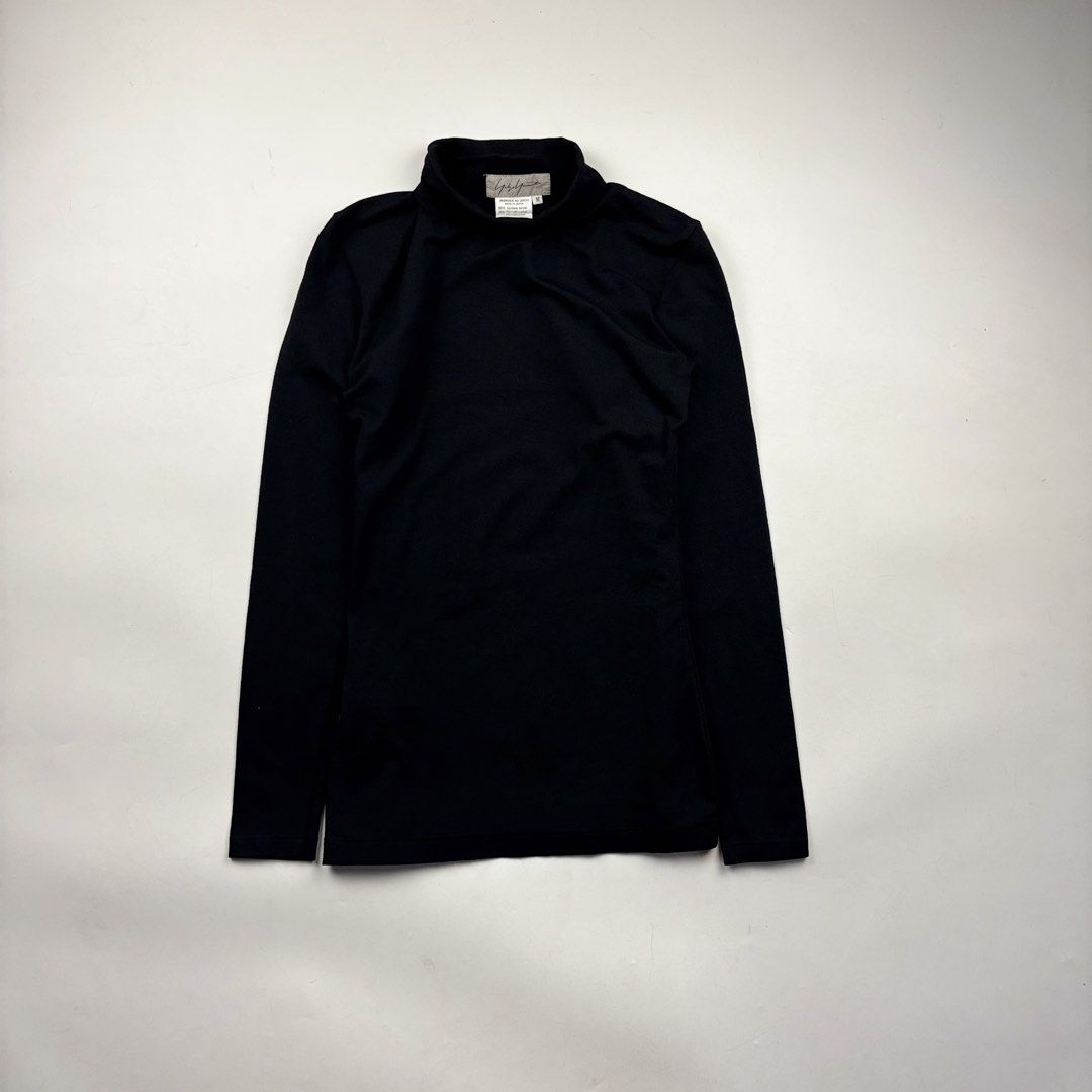 Yohji Yamamoto Turtle Neck (Category: Tshirts & Polo Shirts ) located in Makati City. Submitted by ragrepository (Listing ID 1461950295, Image 1). Description: Yohji Yamamoto Turtle Neck Tagged as Medium Length- 25” Pit to pit- 15” Sleeves- 22” Shoulder-14” Condition- 9.5/10 Flaw- None.