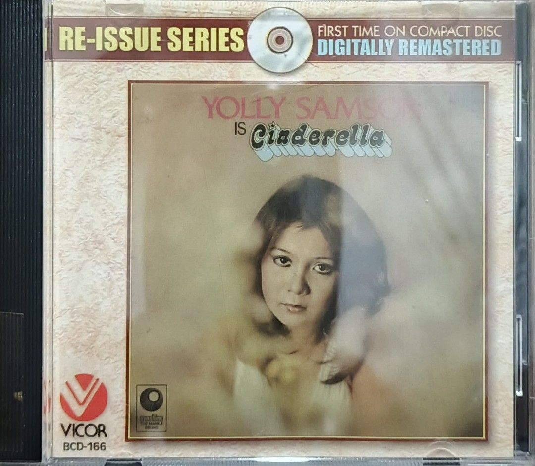 Yolly Samson is Cinderella Re-Issue Series CD Digitally Remastered (Category: CDs & DVDs) located in Manila. Submitted by ruelcabrer77078 (Listing ID 1461968879, Image 1). Description: - Yolly Samson's 'Cinderella' Album on CD - Re-issue series, digitally remastered - Features hits like 'Pag-ibig Ko'y Ibang-Iba' and 'Habang Buhay Kitang Mamahalin' - Released by Vicor Music Corporation - A must-have for OPM classic collectors.