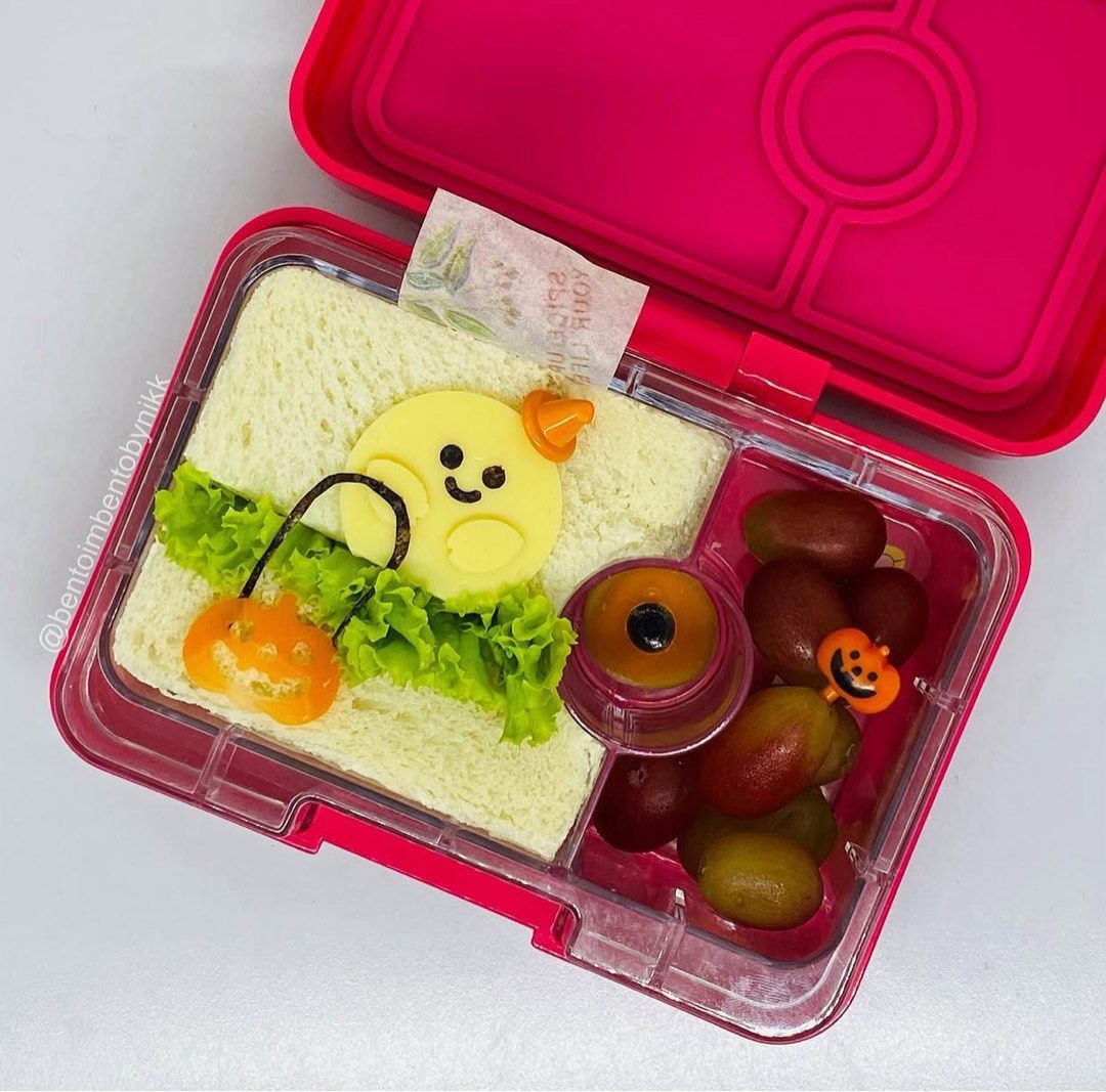 Yumbox MINI (Category: Food Organization & Storage) located in Kawit. Submitted by life_as_gastosera (Listing ID 1461821425, Image 2). Description: Yumbox MINI bento box in Lotus Pink. Still in good condition. RFS too much lunchboxes..