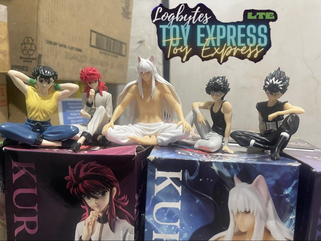 YuYu Hakusho Ghost Fighter Set (Category: Figurines & Statues) located in Subic. Submitted by logbytestoyexpress (Listing ID 1461933854, Image 2). Description: YuYu Hakusho Ghost Fighter Set Set of 5 | not authentic | good for display Expect imperfections | no broken/missing parts ✅Defined Shipping Courier - LBC CoP / JnT - ₱100 Shipping deposit NEEDED or prebooking sa LBC app to determine ung exact Shipping Cost ✅Defined Shipping Schedule - Frid