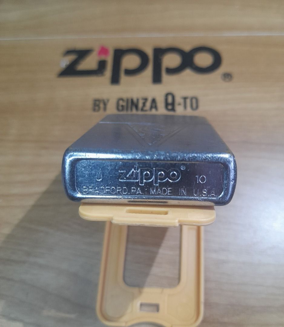 Zippo " Wedge Herringbone sweep" lighter (Category: Vintage Collectibles) located in San Pedro. Submitted by taberna_carpe_diem (Listing ID 1460218991, Image 2). Description: Zippo in Street chrome finish w/ Wedge Herringbone sweep design. W/ case date Oct 2010, insert date Nov 2010. Issue: w/ visible wear marks & hairline scratches. No box, shipping c/o buyer..