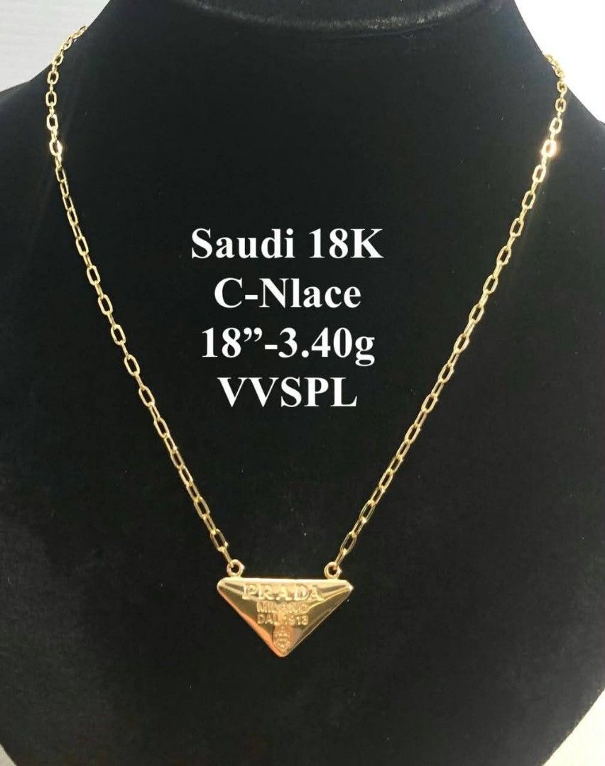 18k Saudi gold necklace (Category: Necklaces) located in Manila. Submitted by bhelgoldseller2ndaccount (Listing ID 1462061856, Image 2). Description: New!!✨New!!✨New!! Authentic 18k Saudi Golds 💯pawnable/naisasanla 💯with high appraisal rate 💯good investment 💯Direct supplier price 👉OPEN for resellers 🌺please take time to evaluate their actual sizes and grams 👉Best panggift for all occasions ✅ Sold per grams not per piece Kya lowest price ✅W