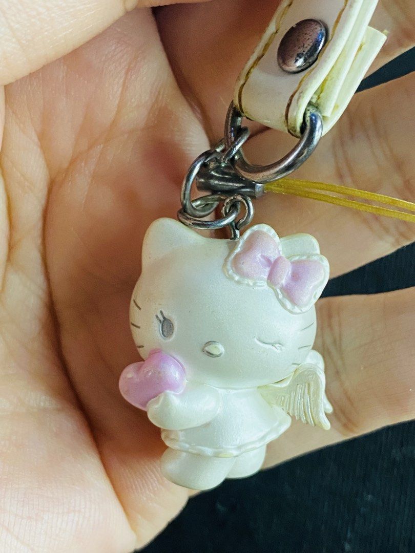 2008 Sanrio Hello kiity Angel strap (Category: Character Goods) located in Manila. Submitted by kawaii_omocha_est2020 (Listing ID 1462224552, Image 2). Description: ✅ Mine Now, Pay Now ✅ Please check all photos for complete details. ✅ Please manage your expectations, most items are preloved and not for those who are sensitive about condition. ✅ Actual color may vary due to lighting conditions. ✅ Due to limited reply quota, I will only entertain s