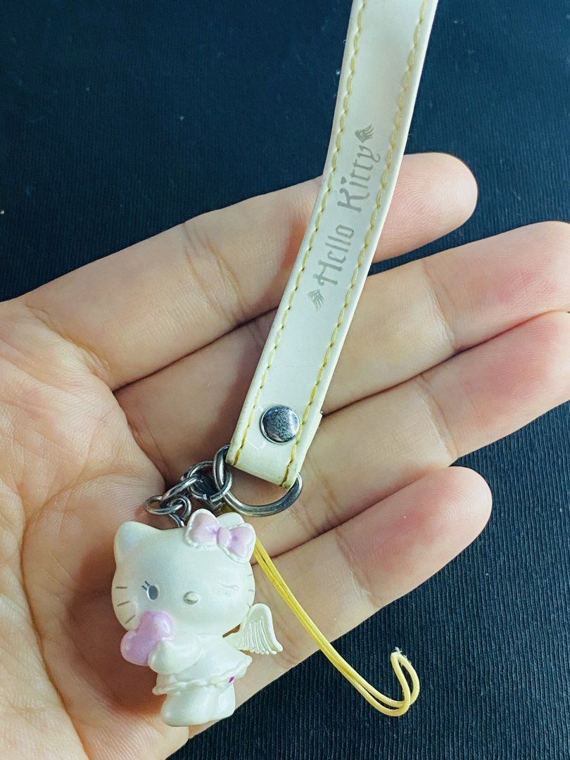 2008 Sanrio Hello kiity Angel strap (Category: Character Goods) located in Manila. Submitted by kawaii_omocha_est2020 (Listing ID 1462224552, Image 1). Description: ✅ Mine Now, Pay Now ✅ Please check all photos for complete details. ✅ Please manage your expectations, most items are preloved and not for those who are sensitive about condition. ✅ Actual color may vary due to lighting conditions. ✅ Due to limited reply quota, I will only entertain s