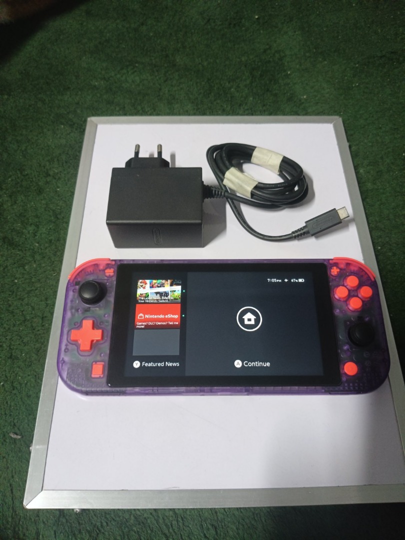 256GB Modded Nintendo Switch Lite w/ Hall Effect Sticks, Custom Buttons ...