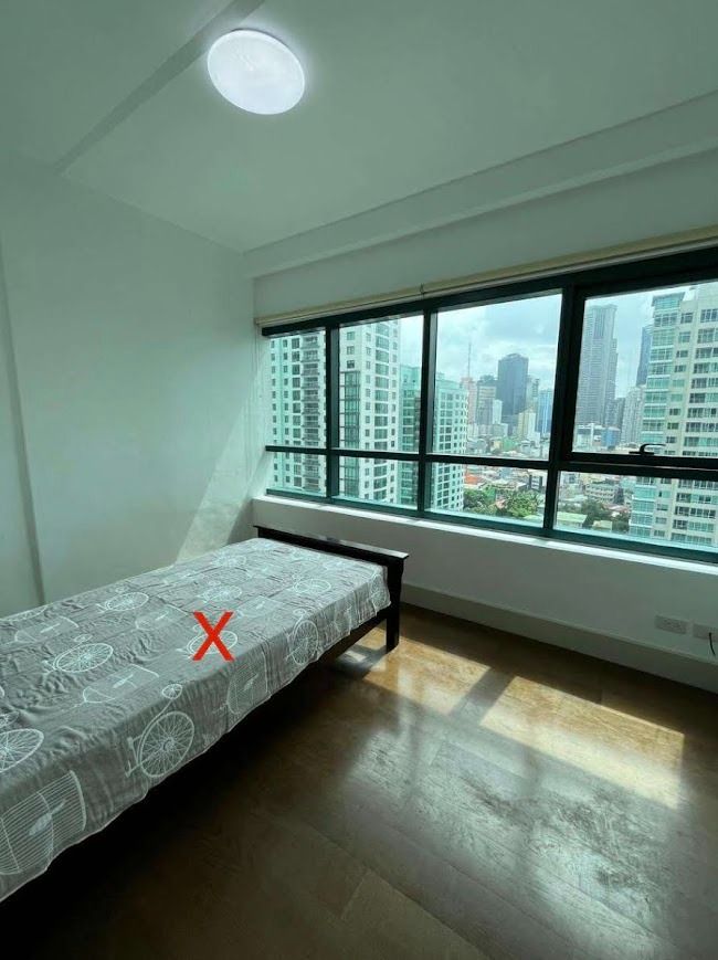 2 Bedrooms in Edades Tower For Lease (Category: Apartments & Condos) located in Makati City. Submitted by michaela.remaxcapital (Listing ID 1462082869, Image 2). Description: 📍FOR RENT: EDADES TOWER 103 sqm 2 Bedroom 2 Bathroom Maids Room Balcony Semi Furnished 1 Parking slot View of Edades Suites/ Amenities Photos: https://photos.app.goo.gl/zefJNWUMEUQm7XyN9 Asking: 130K/mo inc of dues.