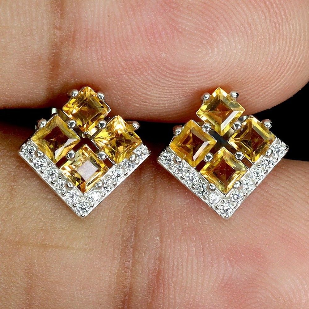💯 Natural CITRINE ring & earrings (Category: Precious Stones) located in Kawit. Submitted by authentic_gemstones_byalton (Listing ID 1462159724, Image 3). Description: AVAILABLE ❗ NATURAL CITRINE RING & EARRINGS -8.0 (ring size) -Stud type earrings -Set in 925 sterling silver -W/ markings -Brand new item PRICE: only 6,500 php.