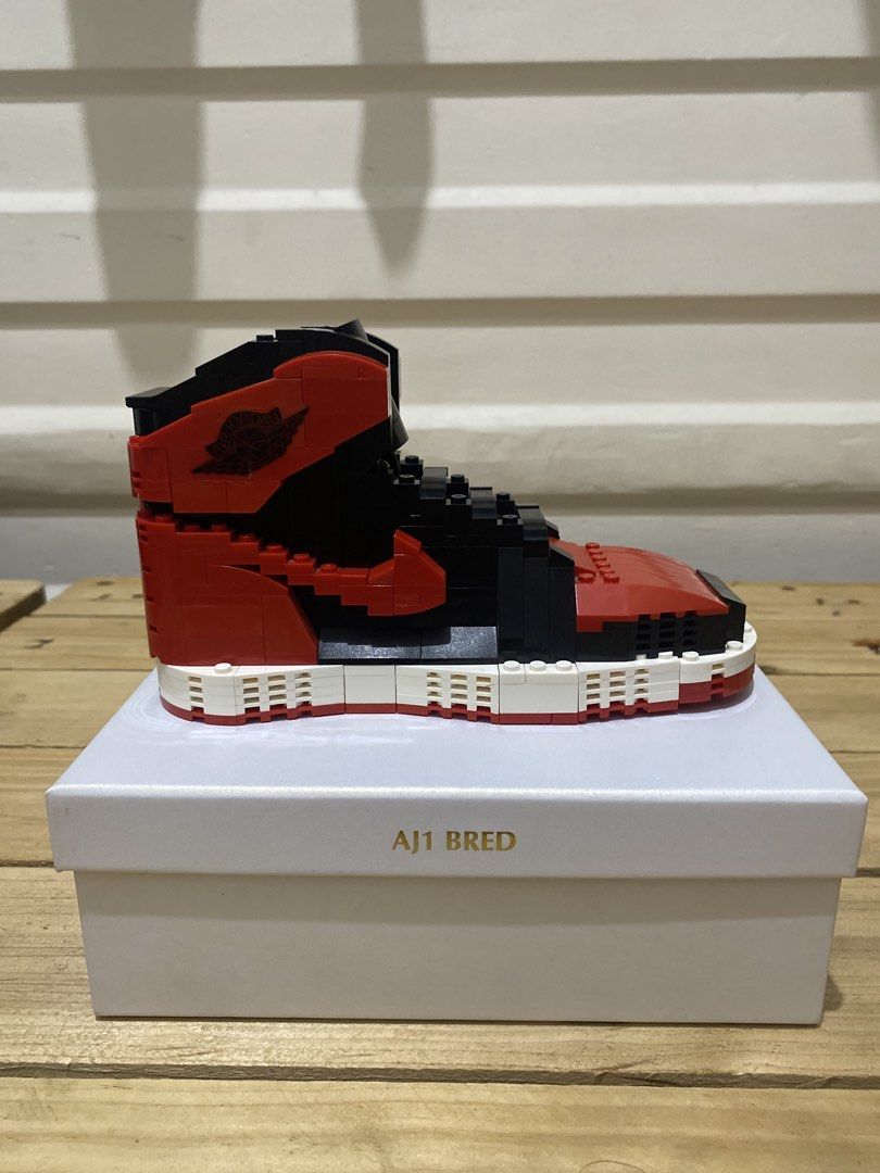 ‼️ Rare Netmagnetism Kickbricks ‼️ (Category: Lego & Building Sets) located in Manila. Submitted by andreiii_ (Listing ID 1462239263, Image 1). Description: Jordan 1 Bred kickbricks Jordan 3 Black Cement kickbricks Jordan 4 Bred kickbricks Dimensions 20cm x 7.5cm (see last pic for reference) authentic from canada bought for 3k w/ e-receipt 999 each dm for more pics and info‼️.