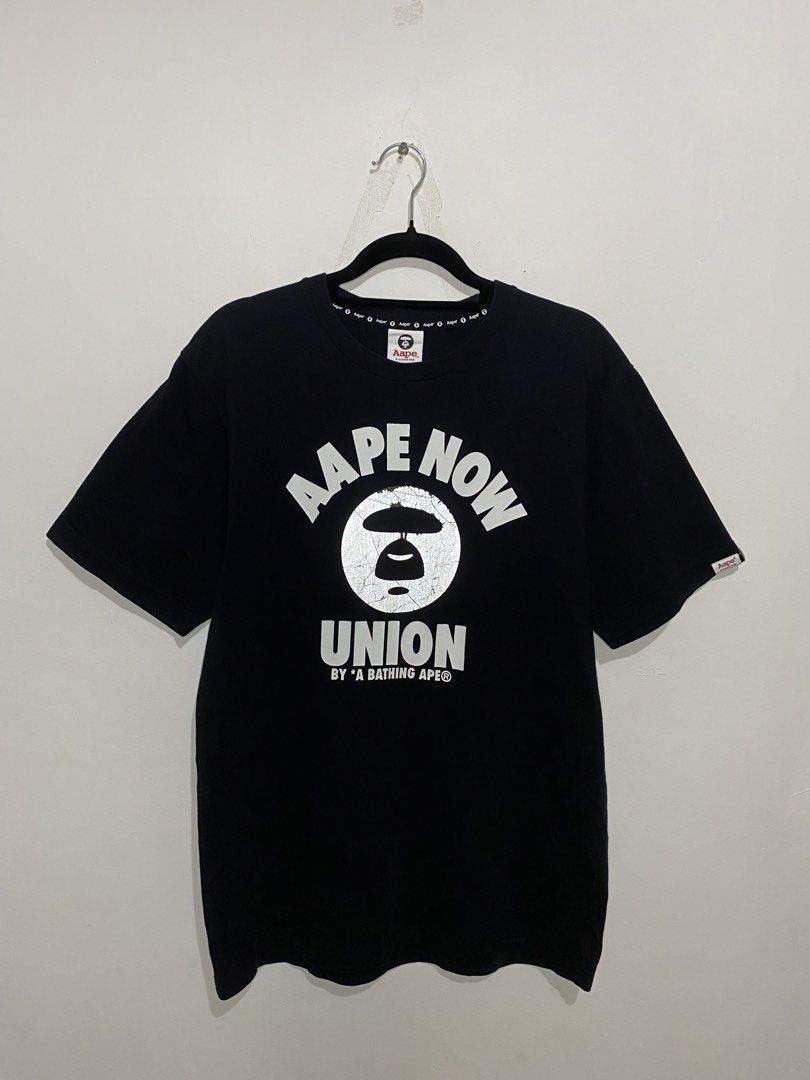 Aape x Union Collab Reflectorized Tee (Category: Tshirts & Polo Shirts ) located in San Pedro. Submitted by kristofesp08227 (Listing ID 1462232827, Image 1). Description: Aape x Union Collab Reflectorized Tee Sz Medium on tag 21 x 28 9/10 condition 9/10 color rate PM FOR MORE DETAILS .
