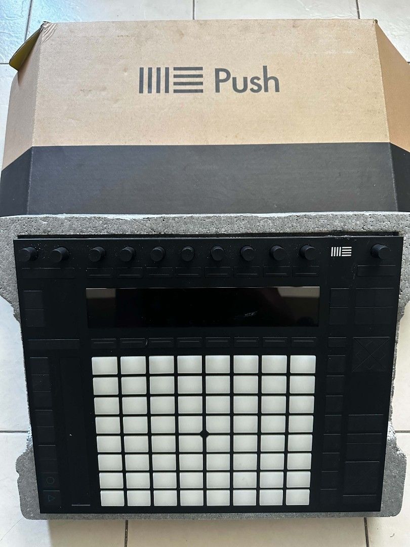 Ableton Push 2 | Complete Box 20,500 (Category: Controllers) located in Manila. Submitted by sir_king (Listing ID 1462087843, Image 3). Description: Selling my Ableton Push 2. Condition: * Rarely used * Looks almost brand new * Excellent cosmetic condition * 100% working * Complete with original box and accessories Perfect for Ableton Live users who want hands-on control for music production and live performance. Reason for selling: Decluttering.