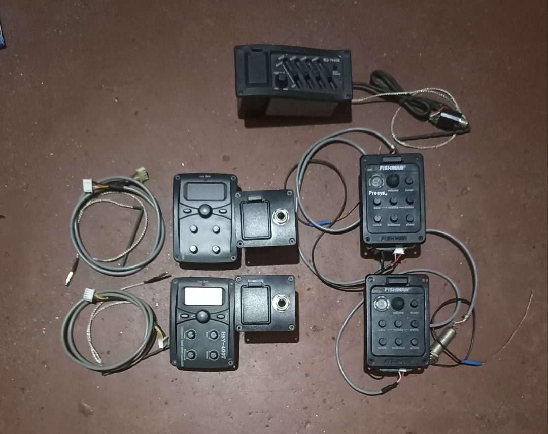 Acoustic Guitar Pick ups.. (Category: Musical Instruments) located in Manila. Submitted by bjornramley (Listing ID 1462139092, Image 1). Description: P1,500.00 NALANG LAHAT ALL IN.. ACOUSTIC GUITAR PICK UPS.. 5 pcs Acoustic Guitar Pick Ups.. 2 - Fishman 2 - HSY-400T 1 - EQ-745R with SPARE FREEBIES... PM ME ASAP IF INTERESTED.. MANILA LOCATION..
