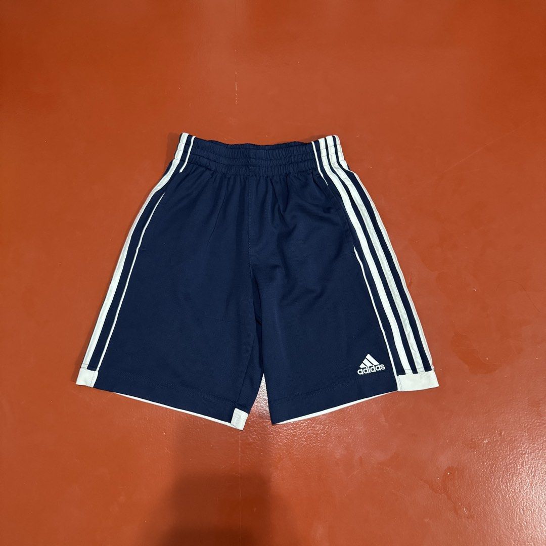 ADIDAS 3 LINES DRI FIT SHORTS (Category: Shorts) located in Pasig City. Submitted by buzzthrifty (Listing ID 1462207128, Image 2). Description: SIZE 24-30(32MAX) WAIST 17 LENGTH 10HEM EXCELLENT CONDITION .