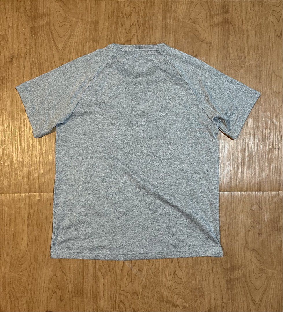 Adidas D2M climalite Heathered Tee (Category: Activewear) located in Bacolod City. Submitted by maxpeynthrift (Listing ID 1462214625, Image 2). Description: Size 105 fit to medium and Large W 20 L 26 Drifit Actual dimes last picture Good condition No issue Fabric Technology: Built with climalite® technology designed to actively sweep sweat away from your skin, keeping you dry during workouts. Construction: Made of 100% polyester single jersey wit