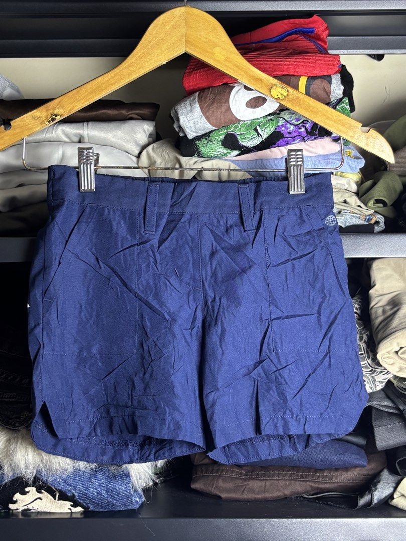 Adidas Navy Blue Shorts (Category: Babies & Kids Fashion) located in San Jose. Submitted by galitsabarat (Listing ID 1462089291, Image 3). Description: - Navy blue Adidas shorts - Elastic waistband with drawstring - Two side pockets - Two back pockets - Small Adidas logo on back pocket - Ideal for sports or casual wear.